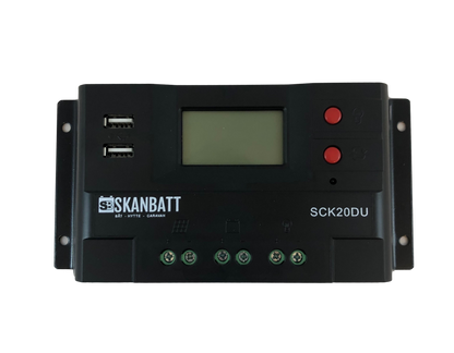 Skanbatt Solcelleregulator Pwm 12/24V 20A (Sck20Du) shown in product view