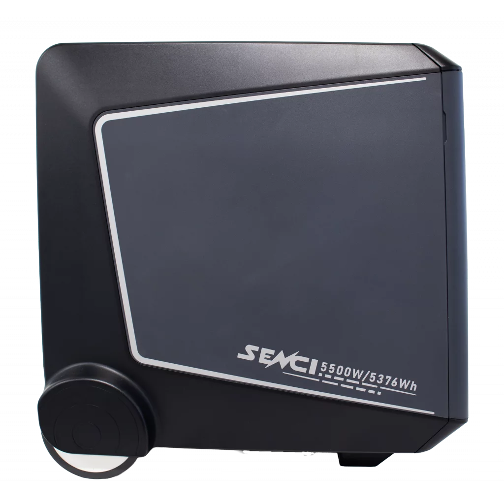 SENCI Lithium LPS 5376Wh Power Station med 5000W (10000W) sinus inverter