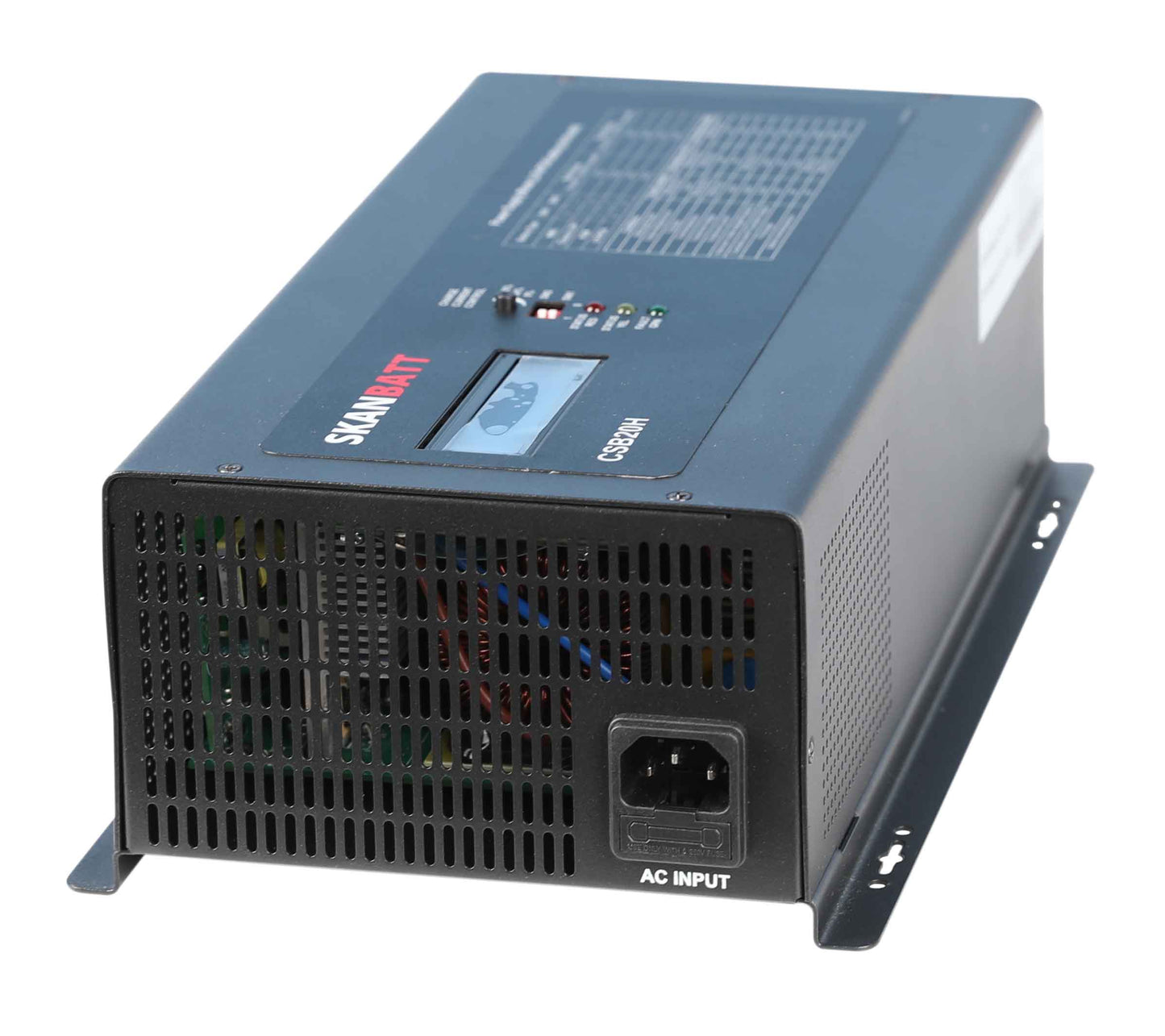 Skanbatt Batterilader 12/24V 2Kw / 150A shown in detail view