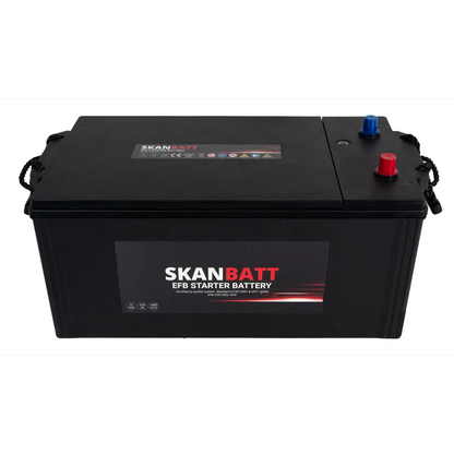 SKANBATT EFB SHD Startbatteri 12V 230AH 1400CCA (518x276x218mm) +L