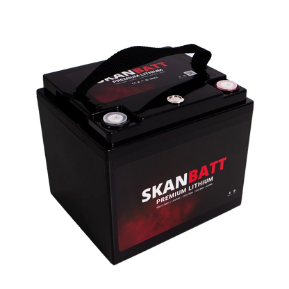 Produktbilde 3 av SKANBATT Premium Lithium - 12V 50Ah 60A BMS - 196x168x175mm - Bluetooth - Heat - 8 Års garanti