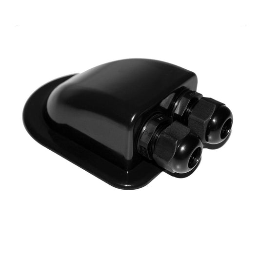 Kabelgjennomføring Svart (Dobbel) shown in product view