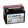 VARTA AGM MC Batteri 12V 3AH 40CCA (114x71x86mm) +høyre YTX4L-BS
