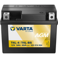 VARTA AGM MC Batteri 12V 3AH 40CCA (114x71x86mm) +høyre T4L-BS