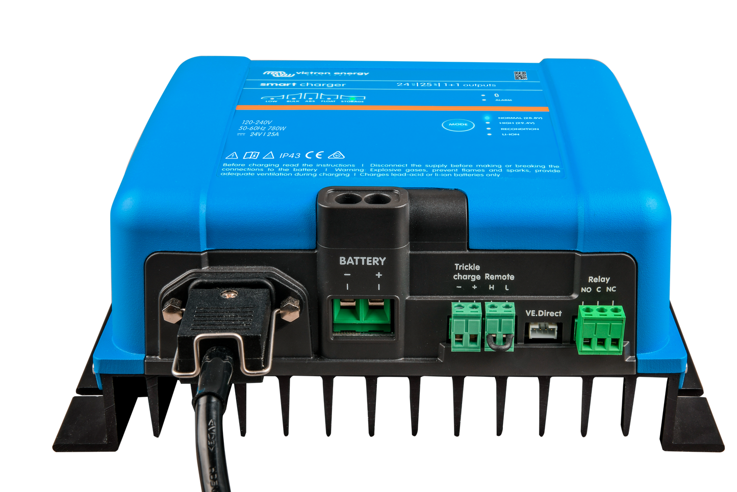 VICTRON Phoenix Smart IP43 Batterilader 24V 25A 1+1 kanaler shown in product view