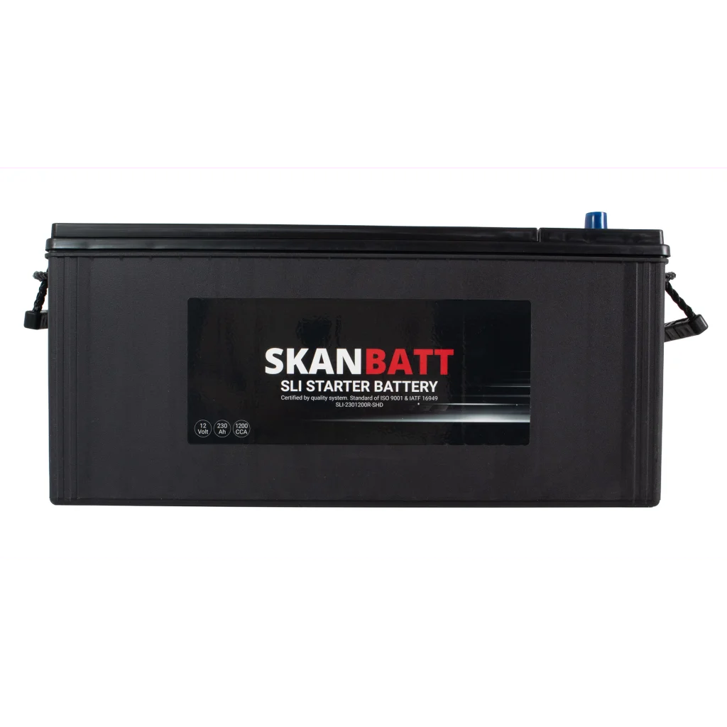 SKANBATT SLI SHD Startbatteri 12V 230AH 1200CCA (518x276x218mm) +R