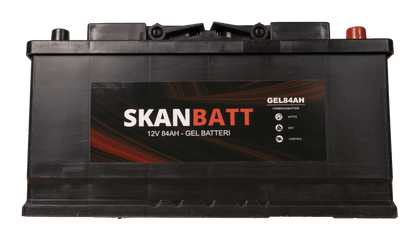 Skanbatt Gel Batteri 12V 84Ah +Høyre shown in detail view
