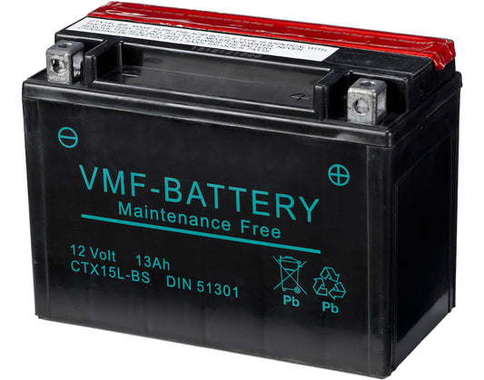 YTX15L-BS MC Batteri 12V 13AH 230CCA (175x87x130) +høyre - Image 1