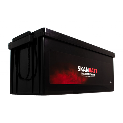 SKANBATT Premium Lithium - 48V 50Ah 50A BMS - 522x238x218mm - Bluetooth - 8 Års garanti