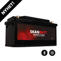 SKANBATT Premium Lithium - 12V 100Ah 100A BMS - 359x178x188mm - Bluetooth - Heat - 8 Års garanti - Bobil