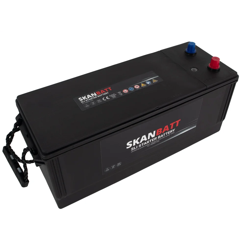 SKANBATT SLI SHD Startbatteri 12V 140AH 800CCA (513x189x223mm) +L