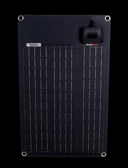SKANBATT Fleksibelt Solcellepanel 18W - ETFE - 465x285x3mm - Image 1