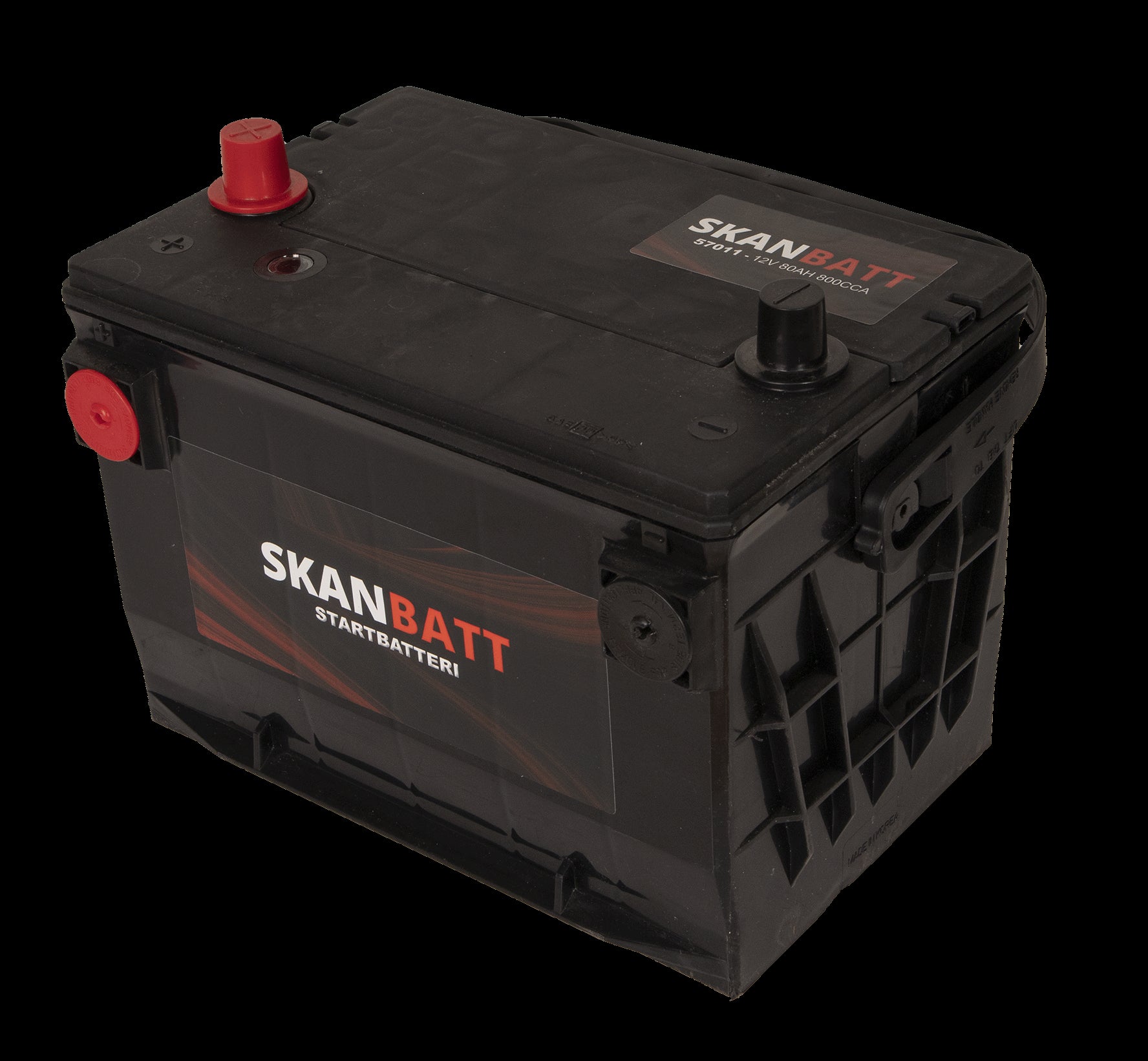 SKANBATT Startbatteri 12V 80AH 800CCA (260x179x180/207mm) +venstre - Image 6