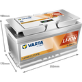 Varta Lithium Ll150 12V 150Ah - Bluetooth (353X175X190Mm)