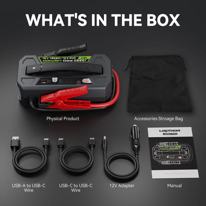LOKITHOR Lithium Startbooster 12V 3250A shown in product view image 3