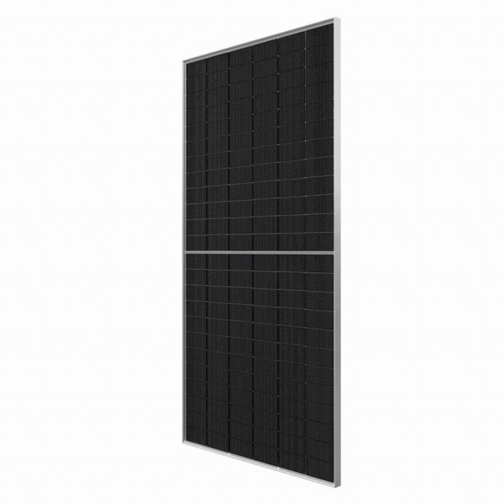SKANBATT Solcellepanel mono 585W  Sort ramme - Half Cut - Bifacial - 2279x1134x35mm