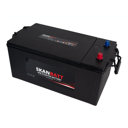 SKANBATT EFB SHD Startbatteri 12V 230AH 1400CCA (518x276x218mm) +L