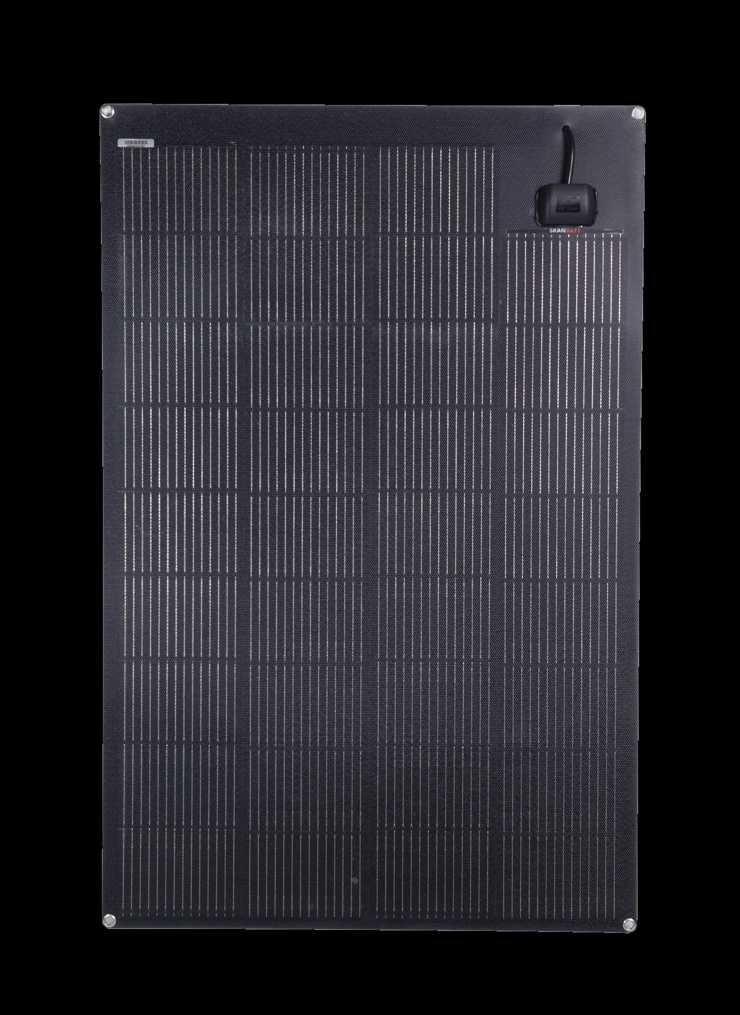 SKANBATT Fleksibelt Solcellepanel 130W - ETFE - 1040x680x3mm - Image 1