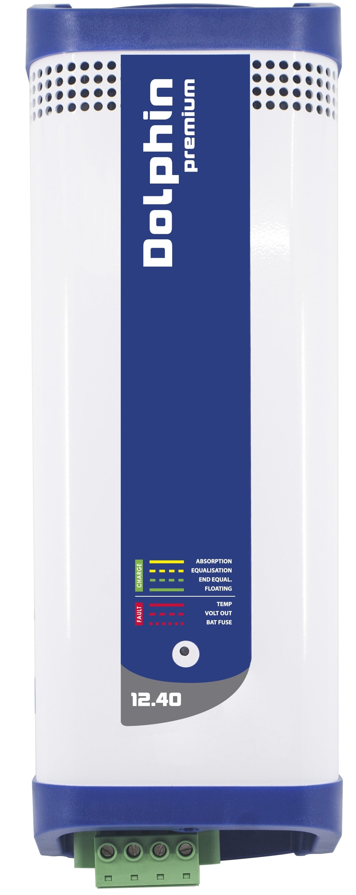 Dolphin Premium 12V 40A Batterilader 3-Kanaler shown in product view