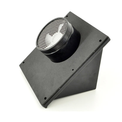 Wattstunde Solventilator Veggmodell Svart shown in angle view