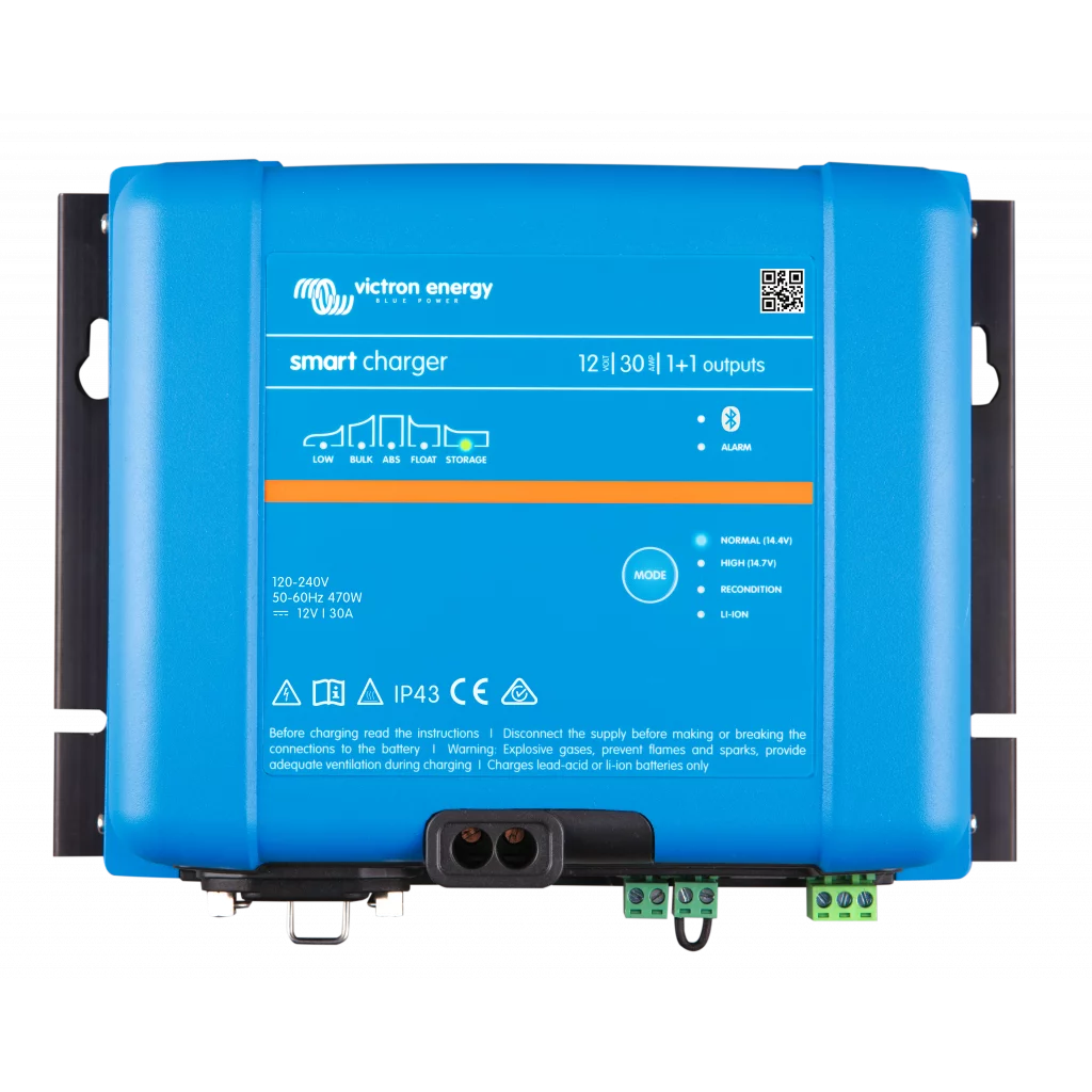 Produktbilde av VICTRON Phoenix Smart IP43 Batterilader 12V 30A 1+1 kanaler 120-240V