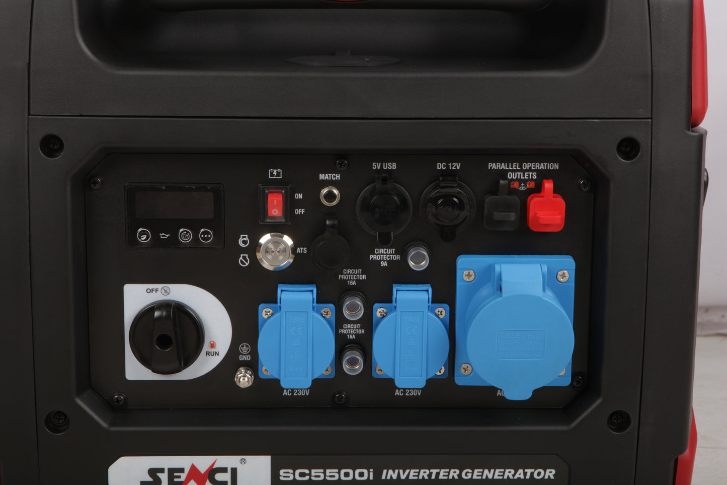 SENCI SC5500i Inverter Aggregat - Bensin - Max 6000W - ATS - Elektrisk start - Image 5