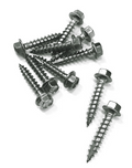 Skruer 10Stk 6X30Mm 6-Kant Rustfri