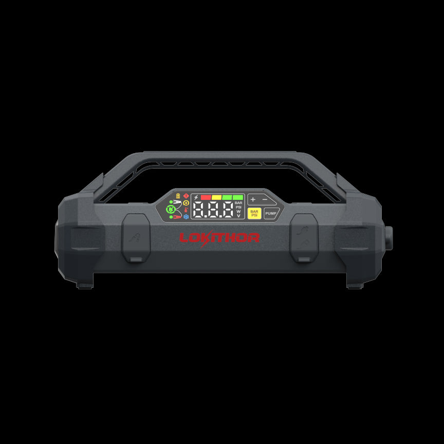 Lokithor Lithium Startbooster 12V 3000A med 150 PSI Luftkompressor