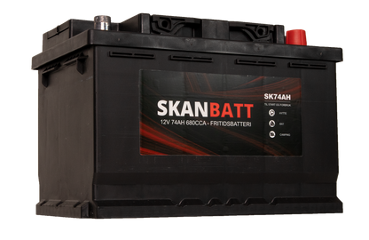 Skanbatt Fritidsbatteri 12V 74Ah 680Cca +Høyre shown in product view image 3