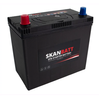 SKANBATT EFB Startbatteri 12V 45AH 430CCA (238x129x223mm) +L