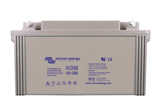 VICTRON  AGM Batteri 12V 130Ah Deep Cycle - Image 1