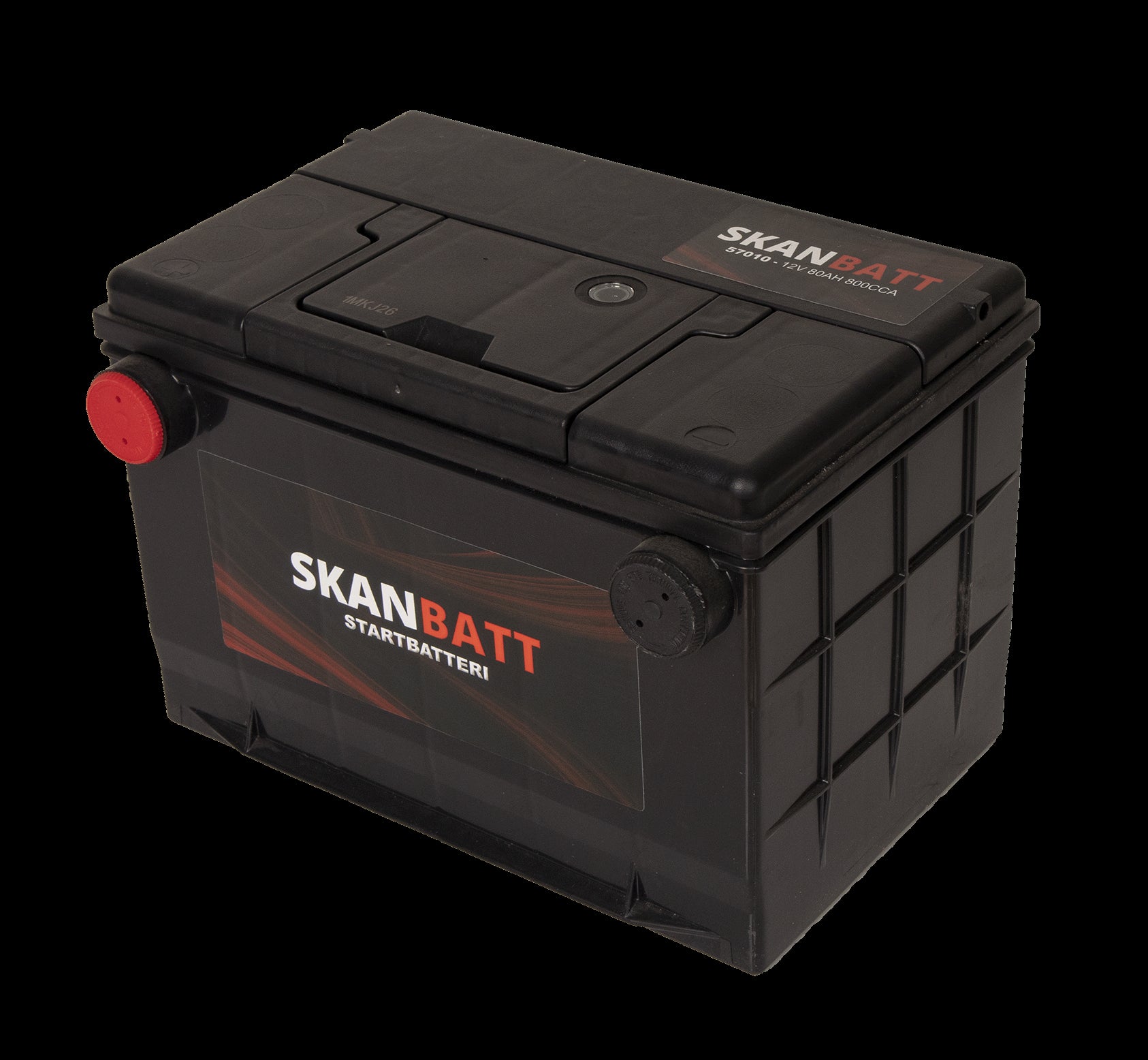 SKANBATT Startbatteri 12V 80AH 800CCA (260x179x180/180mm) +venstre - Image 6