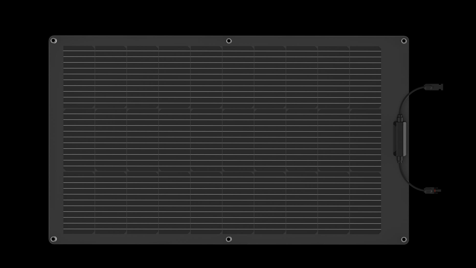 ECOFLOW Fleksibelt Solcellepanel 100W - Image 3