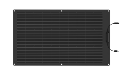 Ecoflow Fleksibelt Solcellepanel 100W shown in detail view