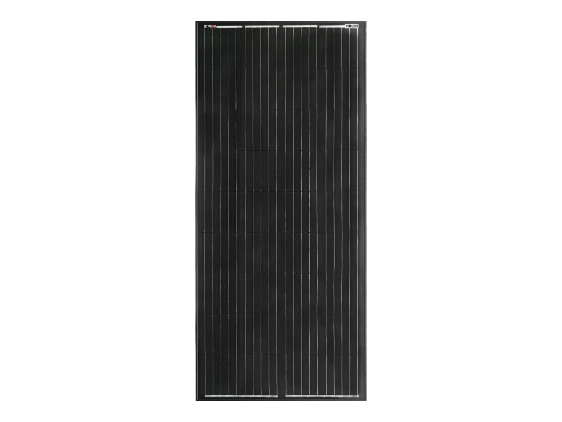 SKANBATT Solcellepanel 200W - All Black - Mono - PERC - 1500x680x35mm - Image 1