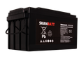 SKANBATT AGM Deep Cycle Batteri 12V 80AH C10 (350x167x182mm) +venstre
