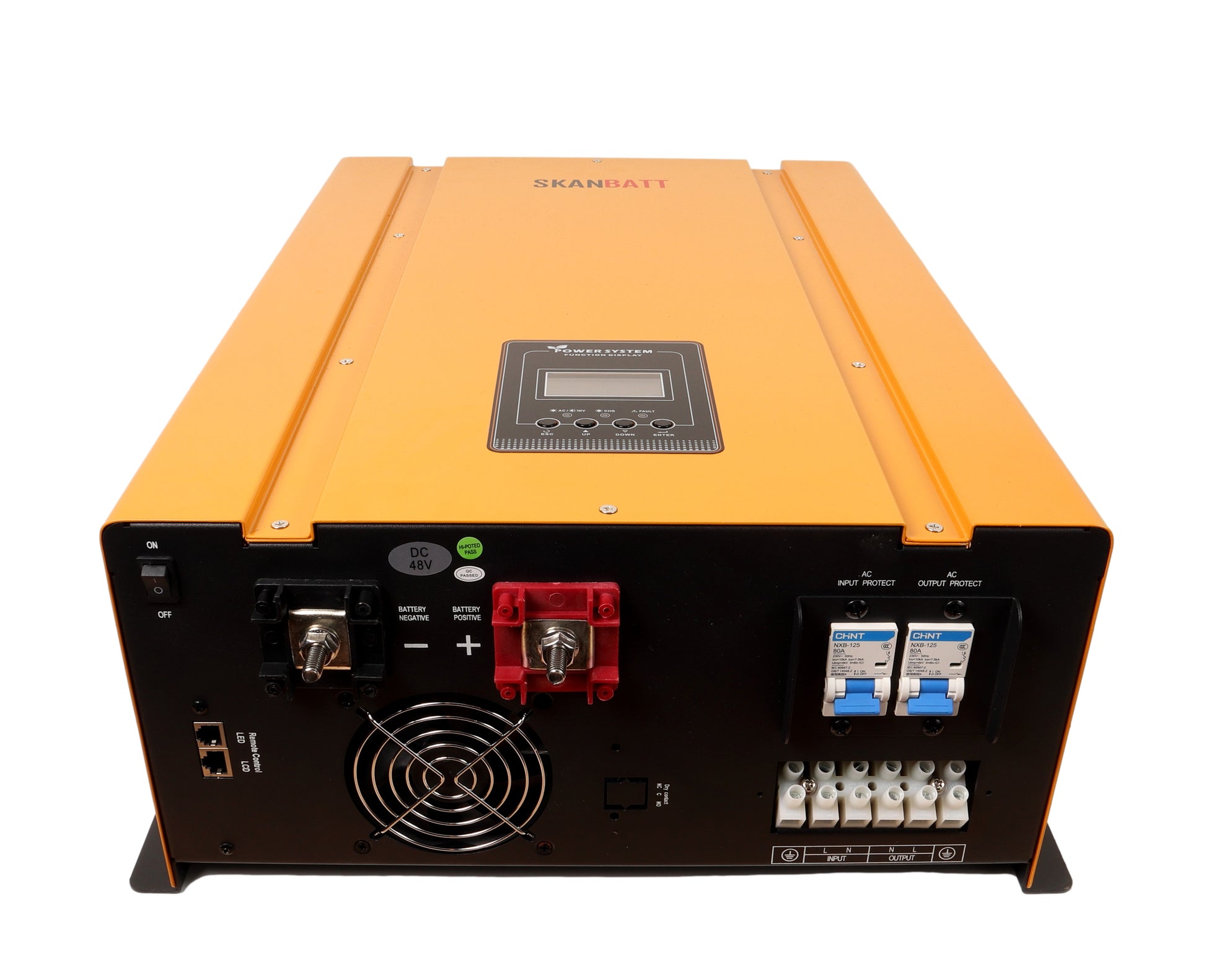 SKANBATT Kombi batterilader og inverter 48V 10000W m/Fjernkontroll - Image 3