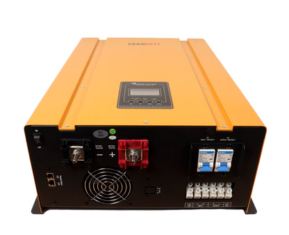 Skanbatt Kombi Batterilader Og Inverter 48V 10000W M/Fjernkontroll shown in detail view