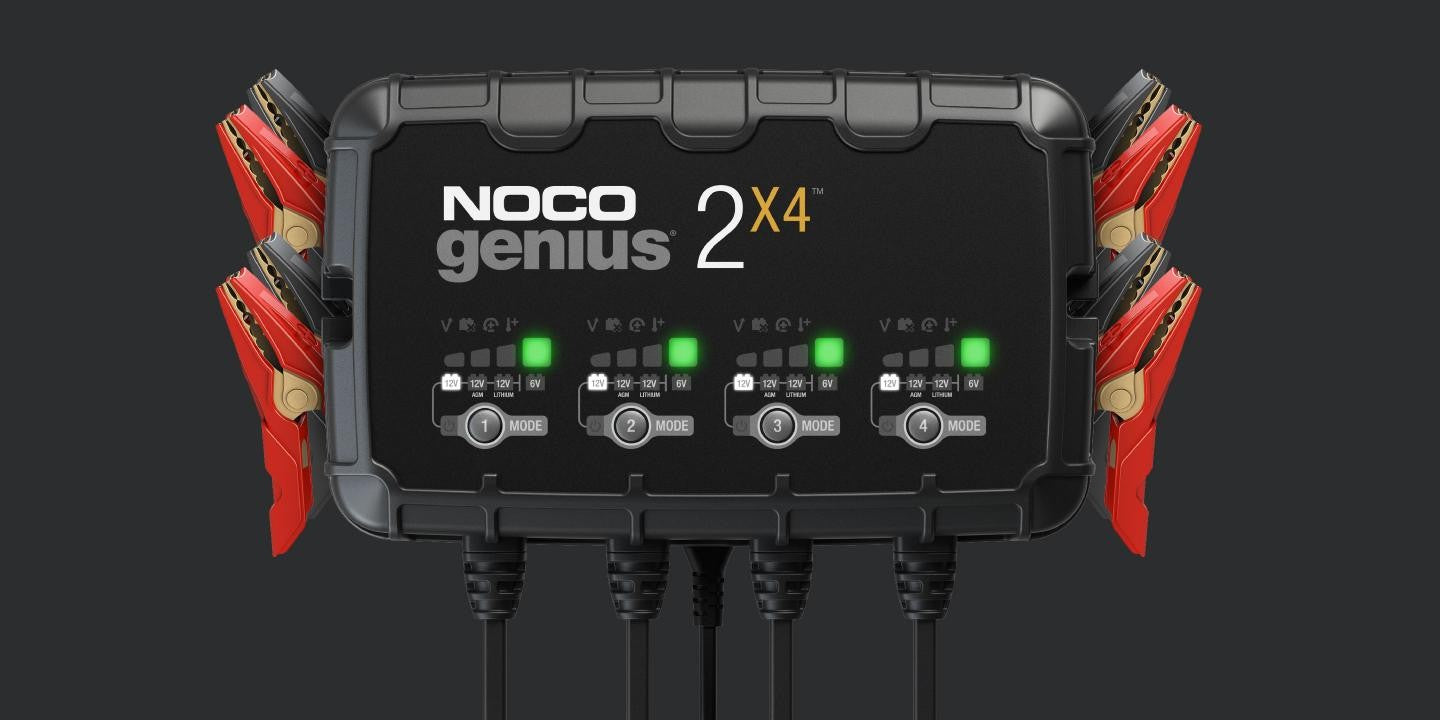 NOCO Elektronisk Batterilader 6/12V 4x2A (4-kanaler) - Image 2