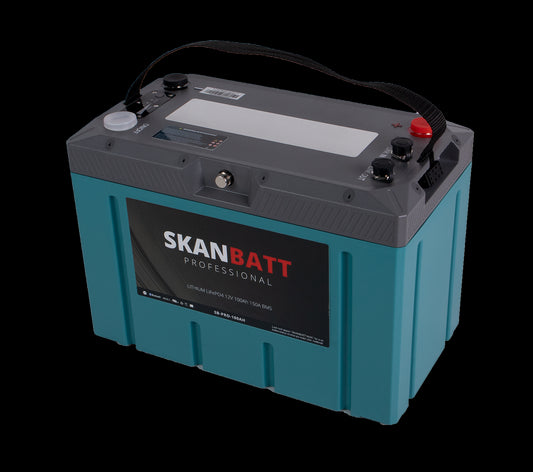 SKANBATT Lithium Professional IP67 12V 100Ah 150A BMS - HEAT - Image 2