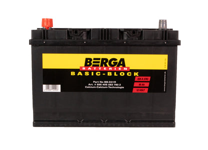 BERGA Basic Block 12V 95AH 830CCA shown in product view image 3