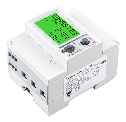 Victron Energy Meter Em24 - Ethernet shown in angle view