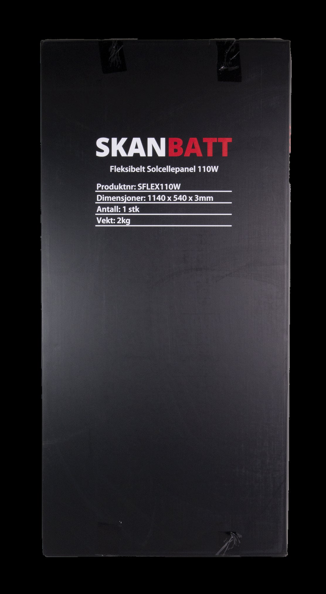 SKANBATT Fleksibelt Solcellepanel 110W - ETFE - 1140x540x3mm - Image 3
