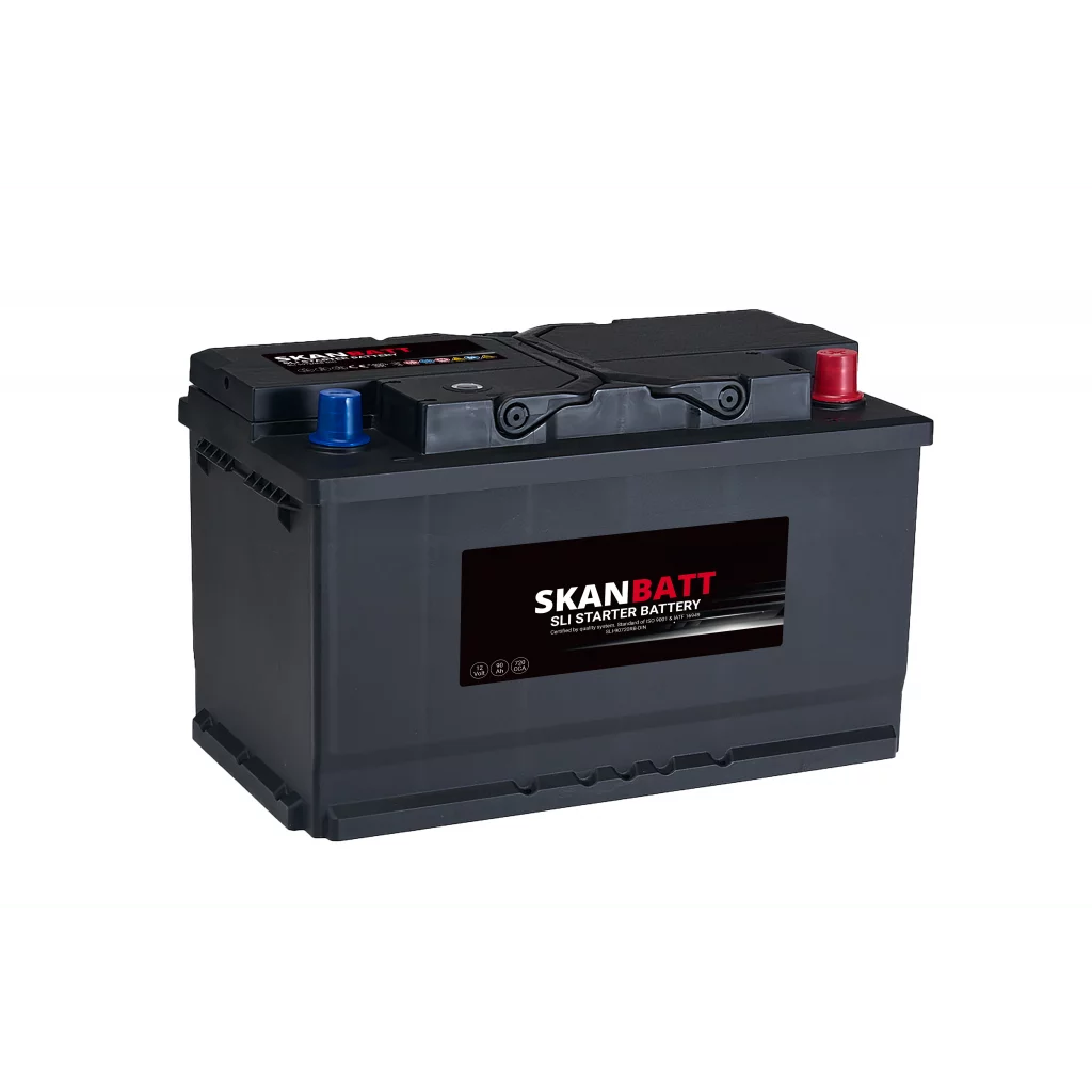 SKANBATT SLI Startbatteri 12V 90AH 720CCA +R shown in product view