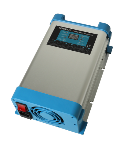 Smart Battery Charger 7-Stegs Elektronisk Batterilader 12V 40A - 2 Kanaler shown in product view