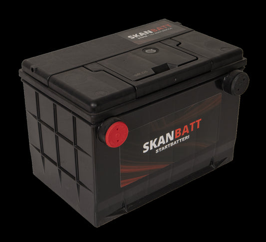 SKANBATT Startbatteri 12V 80AH 800CCA (260x179x180/180mm) +venstre - Image 1