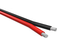Batterikabel förtennad 2x2,5mm2 röd/svart