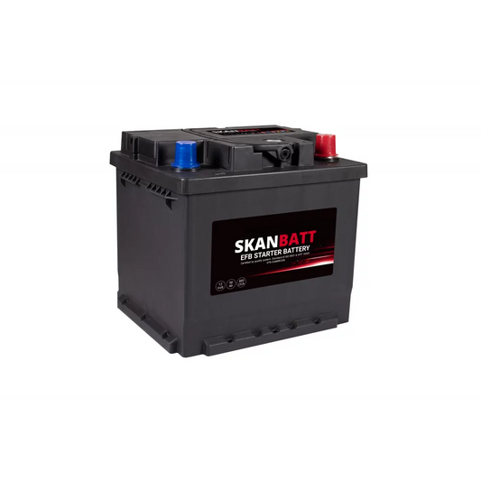 SKANBATT EFB Startbatteri 12V 50AH 480CCA +R shown in product view
