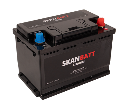 Skanbatt Lithium Batteri 12V 104Ah 100A Bms shown in product view