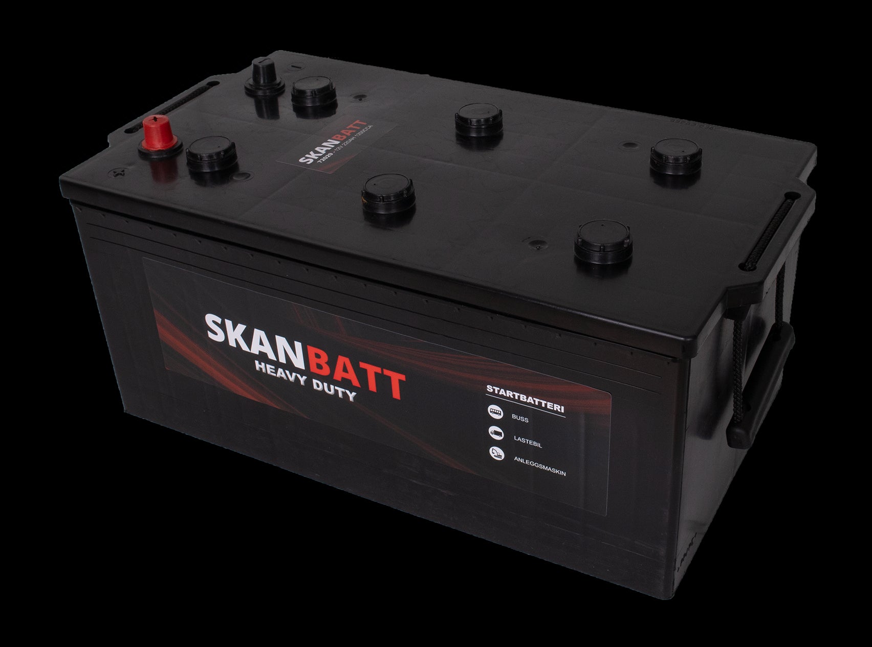 SKANBATT Startbatteri 12V 220AH 1200CCA (514x275x220/240mm) +høyre - Image 2